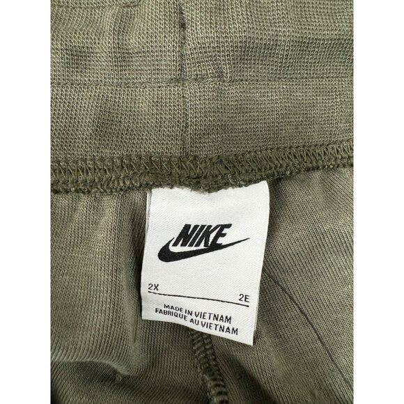 Nike Velour high rise Wide Leg Trousers in Olive Y2K 90s sz 2XL - Picture 3 of 14
